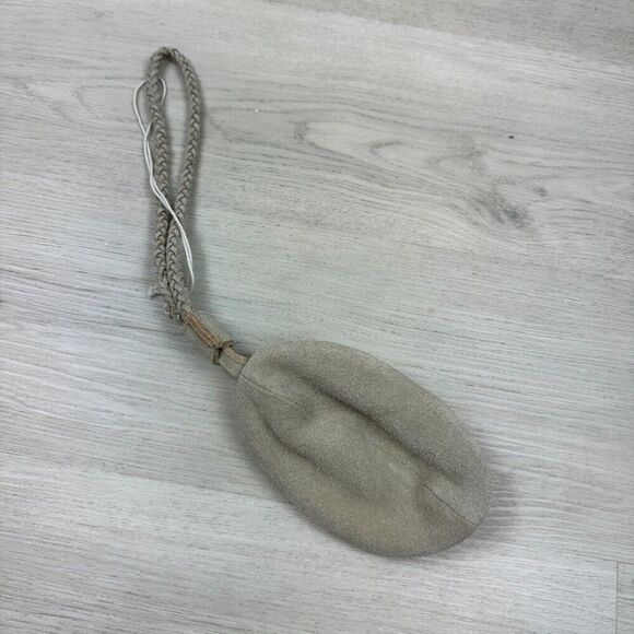 Free People Kingsley Natural Suede Wristlet Pouch Leather Zip Up - Picture 3 of 3